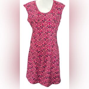 Title nine Pink Geometric print Sleeveless Sundress